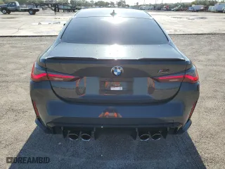 2021 BMW M4 Competition with VIN WBS33AZ05MCG69989, listed as a Copart auction lot 51356855 with 35,654 mi miles and Salvage Title. Bid and sale history available at carsss.com. Image 6.