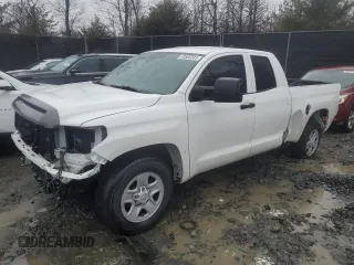 2021 Toyota Tundra 2WD SR with VIN 5TFRY5F12MX290218, listed as a Copart auction lot 43800345 with 147,981 mi miles and Salvage Title. Bid and sale history available at carsss.com. Image 1.