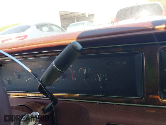 1993 Buick Roadmaster Ltd with VIN 1G4BT5374PR400327, listed as a IAAI auction lot 41987072 with 191,381 mi miles and . Bid and sale history available at DreamBid. Image 7.
