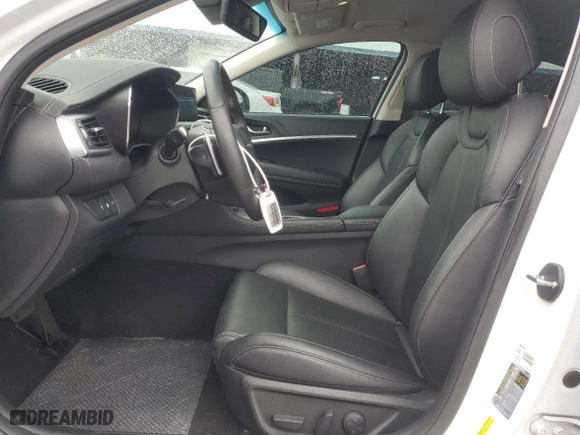 2022 Genesis G70 2.0T with VIN KMTG34TA1NU102975, listed as a Copart auction lot 47460345 with 30,029 mi miles and Salvage Title. Bid and sale history available at carsss.com. Image 7.
