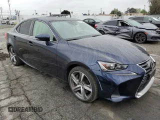 2019 Lexus IS with VIN JTHBA1D28K5100097, listed as a Copart auction lot 50593915 with 7,187 mi miles and Salvage Title. Bid and sale history available at carsss.com. Image 4.