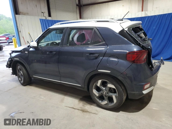 2023 Hyundai Venue Limited with VIN KMHRC8A32PU222379, listed as a Copart auction lot 55206605 with Not provided miles and Salvage title. Bid and sale history available at DreamBid. Image 2.