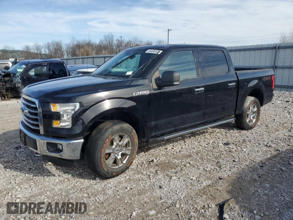 2016 Ford F-150 XLT with VIN 1FTEW1EF1GFC14638, listed as a Copart auction lot 46406925 with Not provided miles and Salvage title. Bid and sale history available at DreamBid. Image 1.