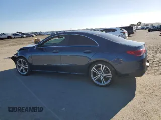 2020 Mercedes-Benz CLA 250 with VIN WDD5J4GB7LN066737, listed as a Copart auction lot 51525425 with 34,530 mi miles and Salvage Title. Bid and sale history available at DreamBid. Image 2.