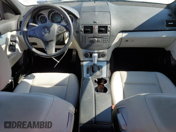 2011 Mercedes-Benz C 300 Sport with VIN WDDGF5EB8BA420273, listed as a Copart auction lot 46604535 with 155,943 mi miles and Salvage Title. Bid and sale history available at DreamBid. Image 8.