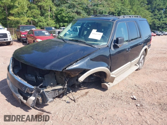 2005 Ford Expedition Eddie Bauer with VIN 1FMPU17555LA61159, listed as a IAAI auction lot 41843799 with 280,153 mi miles and . Bid and sale history available at DreamBid. Image 2.