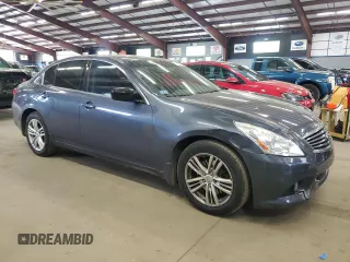 2011 Infiniti G25 x z VIN JN1DV6AR9BM452272, wystawiony jako Copart lot #56738105 z przebiegiem 190 056 mil mil oraz Szkoda całkowita • Salvage title. Historia ofert i sprzedaży dostępna na DreamBid. Obrazek 4.