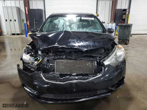 2014 Kia Forte LX with VIN KNAFX4A68E5230876, listed as a Copart auction lot 79341094 with 111,420 mi miles and Salvage Title. Bid and sale history available at carsss.com. Image 5.