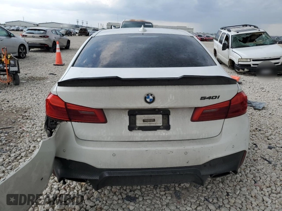 2017 BMW 5 Series 540i with VIN WBAJE5C32HG914839, listed as a Copart auction lot 54565725 with 71,795 mi miles and Salvage title. Bid and sale history available at DreamBid. Image 6.