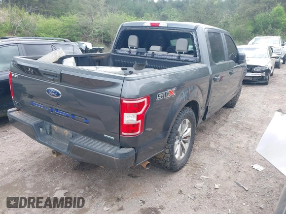 2018 Ford F-150 XL with VIN 1FTEW1CP2JFB50192, listed as a IAAI auction lot 41946675 with 154,934 mi miles. Bid and sale history available at carsss.com. Image 4.