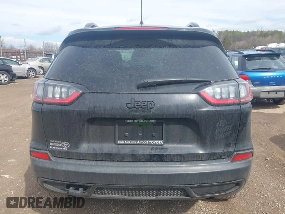 2022 Jeep Cherokee X with VIN 1C4PJMCX0ND527533, listed as a IAAI auction lot 41674822 with 36,300 mi miles. Bid and sale history available at carsss.com. Image 16.