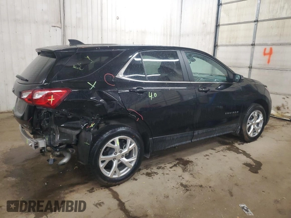 2021 Chevrolet Equinox LT z VIN 3GNAXUEV3ML307822, wystawiony jako Copart lot #57339915 z przebiegiem 44 500 mil mil oraz Szkoda całkowita • Salvage title. Historia ofert i sprzedaży dostępna na DreamBid. Obrazek 3.