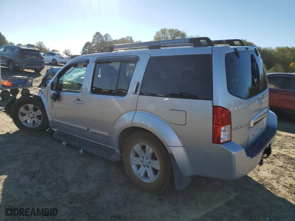 2005 Nissan Pathfinder LE with VIN 5N1AR18W75C723628, listed as a Copart auction lot 81183784 with 164,206 mi miles and Clean Title. Bid and sale history available at carsss.com. Image 2.