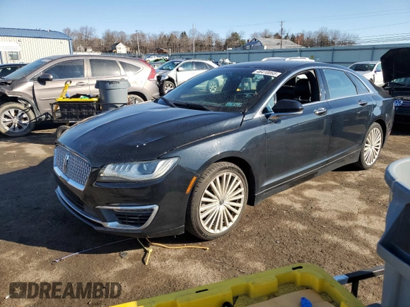 2017 Lincoln MKZ Reserve z VIN 3LN6L5ECXHR624333, wystawiony jako Copart lot #46410065 z przebiegiem 104 092 mil mil oraz Szkoda całkowita • Salvage title. Historia ofert i sprzedaży dostępna na DreamBid. Obrazek 1.