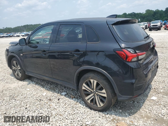 2020 Mitsubishi Outlander ES with VIN JA4AP3AU4LU017135, listed as a Copart auction lot 59336795 with 91,576 mi miles and Salvage title. Bid and sale history available at DreamBid. Image 2.
