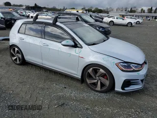 2019 Volkswagen Golf GTI S with VIN 3VW5T7AU4KM030347, listed as a Copart auction lot 48943025 with 49,636 mi miles and Salvage Title. Bid and sale history available at carsss.com. Image 4.