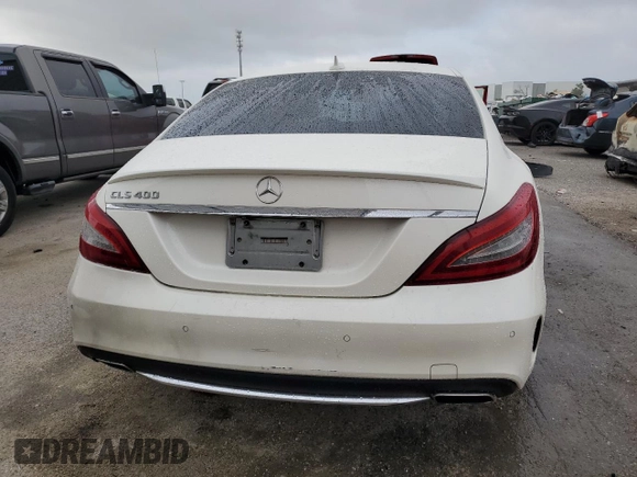 2015 Mercedes-Benz CLS-Class CLS 400 with VIN WDDLJ6FB5FA140513, listed as a Copart auction lot 56489413 with 148,451 mi miles. Bid and sale history available at carsss.com. Image 6.