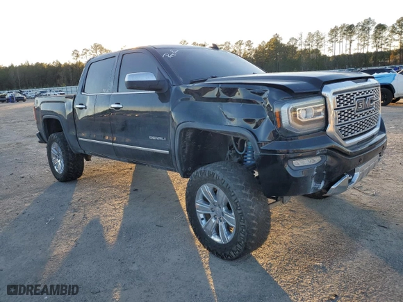 2017 GMC Sierra 1500 Denali with VIN 3GTU2PEJ3HG431770, listed as a Copart auction lot 87068664 with 0 mi miles and Salvage Title. Bid and sale history available at carsss.com. Image 4.