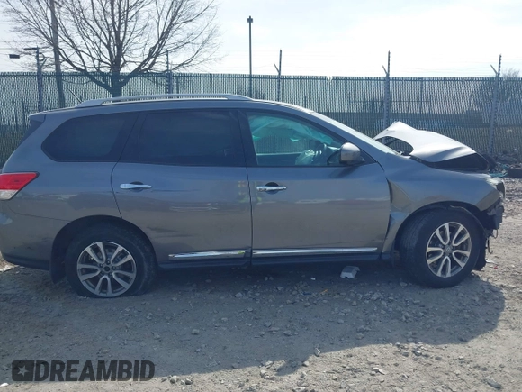 2015 Nissan Pathfinder SV z VIN 5N1AR2MM1FC677029, wystawiony jako IAAI lot #41791507 z przebiegiem Nie podano mil oraz . Historia ofert i sprzedaży dostępna na DreamBid. Obrazek 12.
