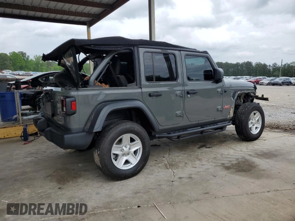 2019 Jeep Wrangler Unlimited Sport Altitude with VIN 1C4HJXDG6KW585358, listed as a Copart auction lot 54000665 with Not provided miles and Salvage title. Bid and sale history available at DreamBid. Image 3.