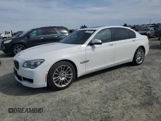 2015 BMW 7 Series 750Li with VIN WBAYE8C52FD781791, listed as a Copart auction lot 49504935 with 103,171 mi miles and Salvage title. Bid and sale history available at DreamBid. Image 1.