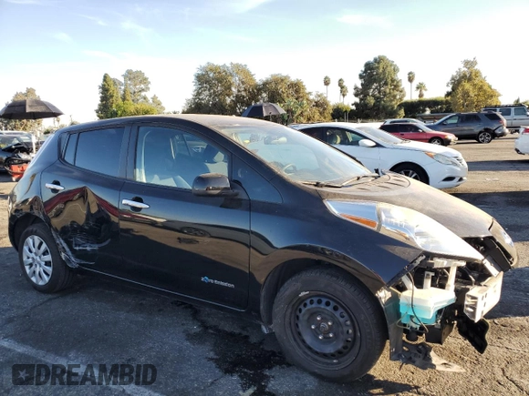 2015 Nissan LEAF SV with VIN 1N4AZ0CP8FC304841, listed as a Copart auction lot 75854863 with 58,077 mi miles and . Bid and sale history available at DreamBid. Image 4.