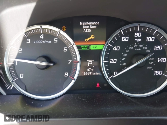 2015 Acura TLX Tech with VIN 19UUB1F54FA027274, listed as a IAAI auction lot 41977673 with 169,691 mi miles. Bid and sale history available at carsss.com. Image 15.