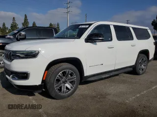 2024 Jeep Wagoneer Series II с VIN 1C4SJRBP2RS115687, выставлен на аукционе Copart как лот 56211785 с пробегом 39 645 миль миль и Списание • Salvage title. История ставок и продаж доступна на DreamBid. Изображение 1.