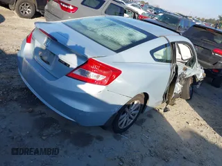 2012 Honda Civic Cpe EX-L with VIN 2HGFG3B05CH514755, listed as a IAAI auction lot 41131533 with 391,755 mi miles. Bid and sale history available at carsss.com. Image 4.