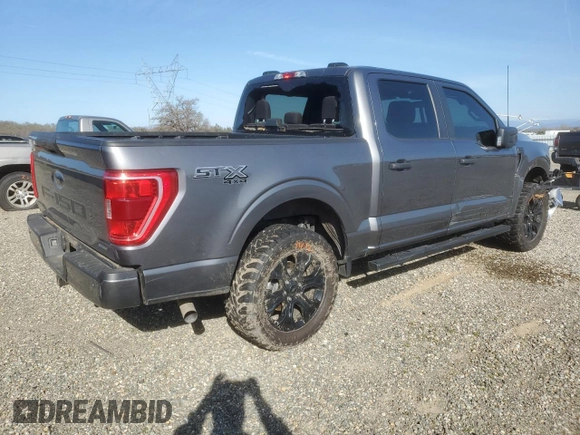 2022 Ford F-150 XL with VIN 1FTEW1EPXNFB88031, listed as a Copart auction lot 48013465 with 30,551 mi miles and Salvage Title. Bid and sale history available at carsss.com. Image 3.