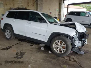 2023 Jeep Grand Cherokee Limited with VIN 1C4RJKBGXP8767666, listed as a IAAI auction lot 42364044 with 22,631 mi miles and . Bid and sale history available at DreamBid. Image 1.