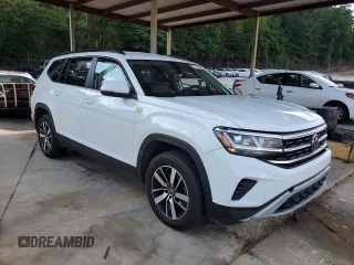 2023 Volkswagen Atlas SE with VIN 1V2DP2CA9PC529158, listed as a Copart auction lot 57512845 with 73,023 mi miles and Salvage title. Bid and sale history available at DreamBid. Image 4.