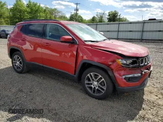 2020 Jeep Compass Latitude z VIN 3C4NJDBB1LT129848, wystawiony jako Copart lot #56048045 z przebiegiem 42 449 mil mil oraz Szkoda całkowita • Salvage title. Historia ofert i sprzedaży dostępna na DreamBid. Obrazek 4.