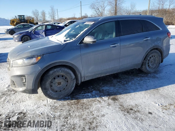 2020 Kia Sorento EX V6 with VIN 5XYPHDA57LG621081, listed as a Copart auction lot 43546465 with 107,182 mi miles and Salvage Title. Bid and sale history available at carsss.com. Image 1.