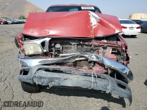 2002 Toyota Tacoma PreRunner with VIN 5TEGN92N82Z061712, listed as a Copart auction lot 62583225 with 262,222 mi miles and Clean title. Bid and sale history available at DreamBid. Image 5.