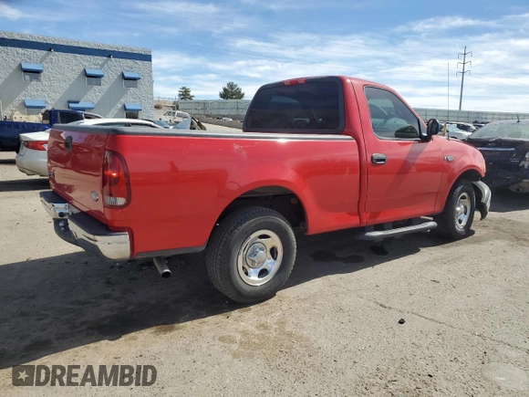 2002 Ford F-150 XL with VIN 1FTRF17232NA26438, listed as a Copart auction lot 47831325 with 201,280 mi miles and Salvage Title. Bid and sale history available at carsss.com. Image 3.
