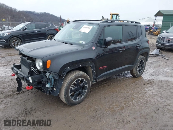 2023 Jeep Renegade Trailhawk with VIN ZACNJDC10PPP73292, listed as a IAAI auction lot 41661916 with 19,192 mi miles and . Bid and sale history available at DreamBid. Image 18.