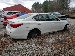 2015 Infiniti Q50 Premium with VIN JN1BV7AR7FM402165, listed as a Copart auction lot 53244085 with 83,519 mi miles and Clean title. Bid and sale history available at DreamBid. Image 3.