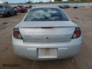 2000 Dodge Neon Highline with VIN 1B3ES46C6YD550348, listed as a Copart auction lot 76581624 with 0 mi miles and Salvage Title. Bid and sale history available at carsss.com. Image 6.