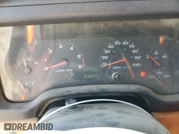 2001 Jeep Wrangler SE with VIN 1J4FA29P71P329199, listed as a Copart auction lot 48144035 with 114,904 mi miles and Salvage Title. Bid and sale history available at carsss.com. Image 9.