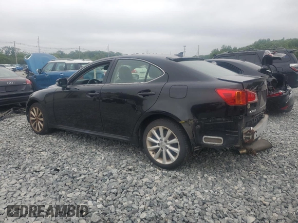 2010 Lexus IS 250 with VIN JTHCF5C28A5044059, listed as a Copart auction lot 59528575 with 97,837 mi miles and Clean title. Bid and sale history available at DreamBid. Image 2.