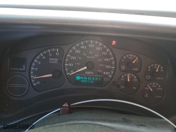 2002 Chevrolet Avalanche with VIN 3GNEK13T92G121899, listed as a Copart auction lot 52312915 with 422,176 mi miles and Salvage Title. Bid and sale history available at carsss.com. Image 9.