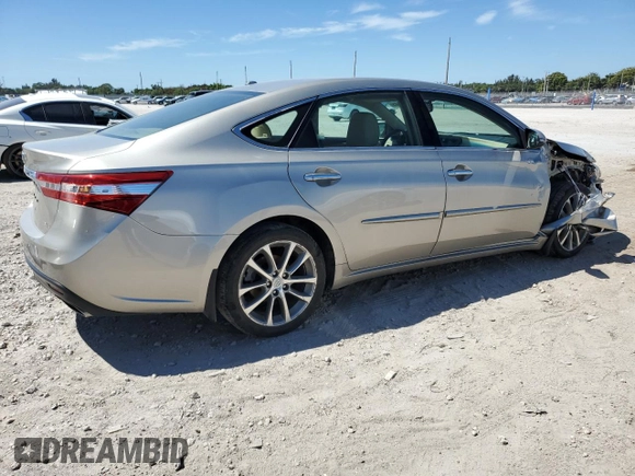 2015 Toyota Avalon Limited with VIN 4T1BK1EB4FU144019, listed as a Copart auction lot 50156645 with 87,545 mi miles and Salvage Title. Bid and sale history available at DreamBid. Image 3.