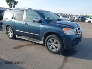 2013 Nissan Armada Platinum z VIN 5N1AA0NC4DN611982, wystawiony jako IAAI lot #41616303 z przebiegiem 148 513 mil mil oraz . Historia ofert i sprzedaży dostępna na DreamBid. Obrazek 1.