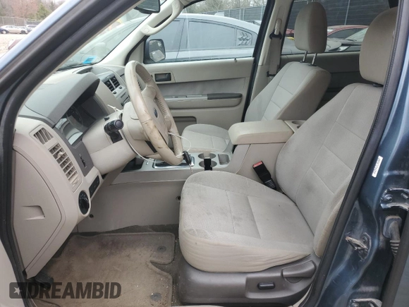 2011 Ford Escape Hybrid with VIN 1FMCU5K32BKB75536, listed as a Copart auction lot 49109355 with 120,620 mi miles and Salvage title. Bid and sale history available at DreamBid. Image 7.