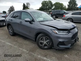 2025 Honda HR-V EX-L with VIN 3CZRZ1H77SM724539, listed as a Copart auction lot 48933165 with 2,200 mi miles and Salvage Title. Bid and sale history available at carsss.com. Image 4.