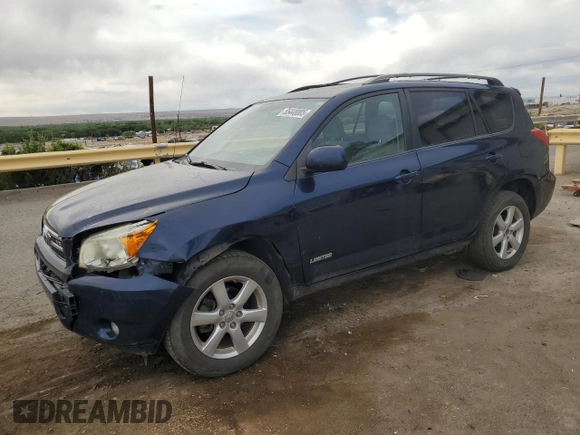 2007 Toyota RAV4 Limited z VIN JTMBK31VX76012467, wystawiony jako Copart lot #55448005 z przebiegiem 242 734 mil mil oraz Szkoda całkowita • Salvage title. Historia ofert i sprzedaży dostępna na DreamBid. Obrazek 1.