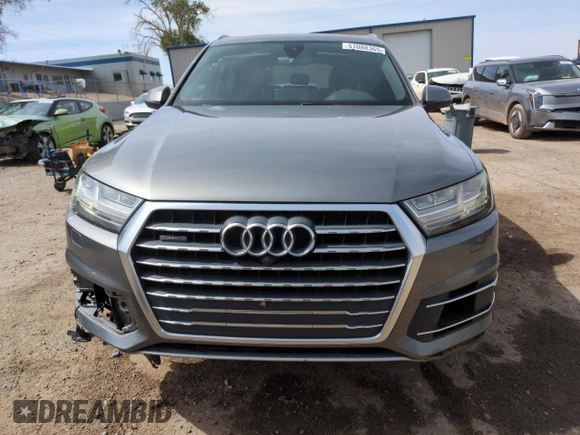 2017 Audi Q7 Premium Plus with VIN WA1LAAF74HD014776, listed as a Copart auction lot 57088365 with 152,853 mi miles and Salvage title. Bid and sale history available at DreamBid. Image 5.