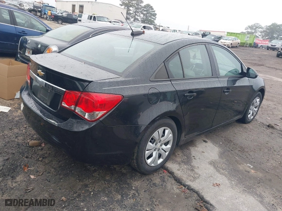 2015 Chevrolet Cruze LS with VIN 1G1PA5SH4F7150620, listed as a IAAI auction lot 41110009 with 77,494 mi miles. Bid and sale history available at carsss.com. Image 4.
