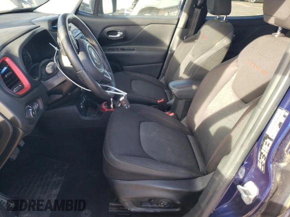 2016 Jeep Renegade Trailhawk with VIN ZACCJBCT3GPD31008, listed as a Copart auction lot 48907925 with 95,155 mi miles and Salvage title. Bid and sale history available at DreamBid. Image 7.